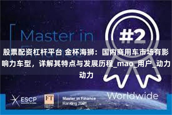 股票配资杠杆平台 金杯海狮：国内商用车市场有影响力车型，详解其特点与发展历程_mao_用户_动力